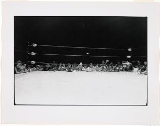 Children at Edge of Wrestling Ring