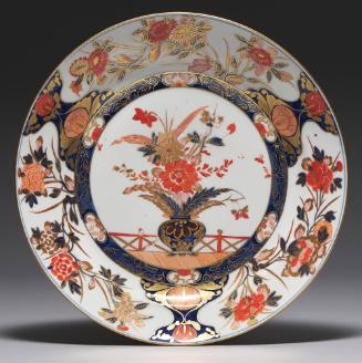 A Meissen Imari Charger