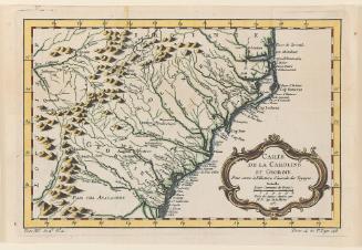 Carte De La Caroline et Georgie Pour Servir a l’Histoire Gineraledes Voyages