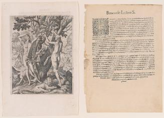 Adam and Eve, from Thomas Harriot’s A Brief and True Report of the New Found Land of Virginia, Latin edition