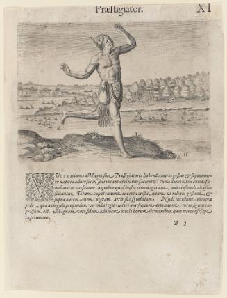 The Conjurer, plate 11, from Thomas Harriot’s A Brief and True Report of the New Found Land of Virginia, Latin edition