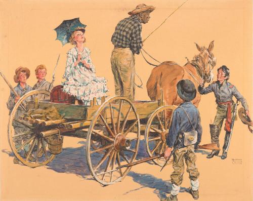 Illustration for "The Yanks Were Coming" by James Street