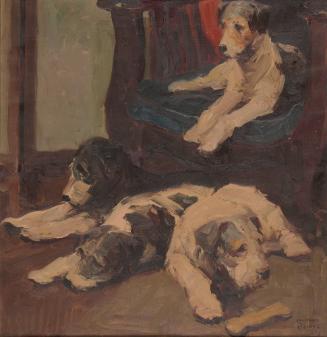 Three English Terriers