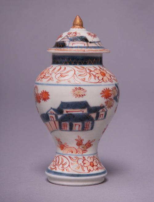 Miniature Baluster Vase with Cover