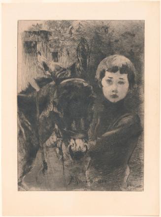Robert Besnard and His Donkey