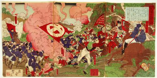 Battle in the Satsuma Rebellion