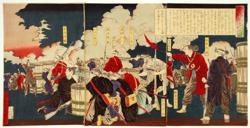 A Battle in the Satsuma Rebellion