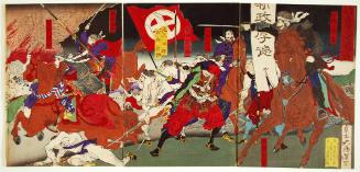 A Picture of the Battle with the Rebels at Kawajiri and Takahashi in Kagoshima Prefecture