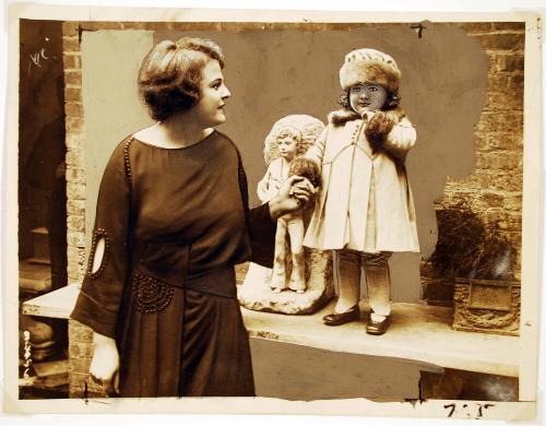 Mrs. Enrico Caruso and Her Daughter Gloria