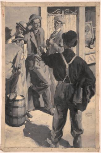 Illustration for "I'll be Back" by W. A.S. Douglas
