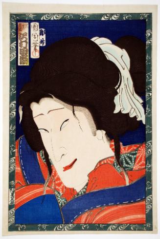 Actor Sawamura Tanosuke III as the Courtesan (Keisei) Shikishima