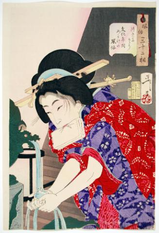 Looking Chilly: the Appearance of a Cocubine of the Bunka era つめたさう文化年間めかけの風俗

