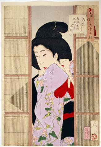 Wants to Look: The Appearance of a Maid of the Tenpo Era (Mitasau Tenpo nenkan okosho no fuzoku)