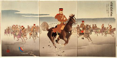 Guard Artillery Charge.
近衛炮隊進軍.