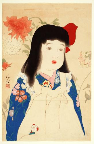 Illustration for the Novel: Uzumaki
Frontispiece (kuchi-e)