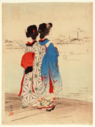 Beauties By a River
Frontispiece (kuchi-e)