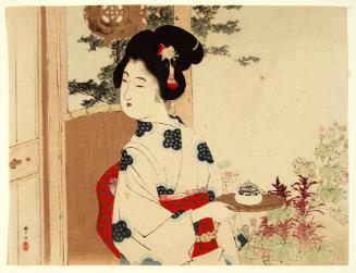 Beauty, Cup of Tea
Frontispiece (kuchi-e)
