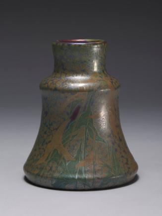 Vase with Leaves