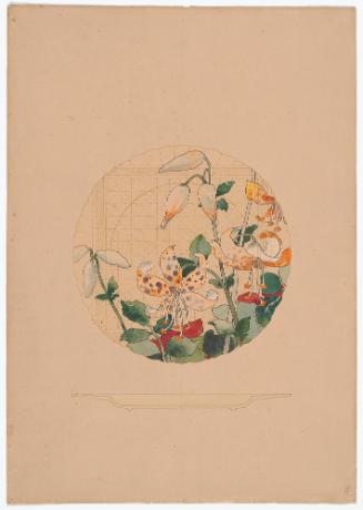 Design for a Plate with Lilies (Etude de Penoil)