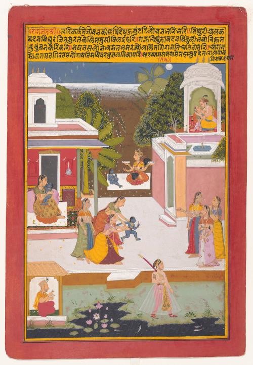 Scenes from the Childhood of Krishna, from the Sur Sagar of Sur Das