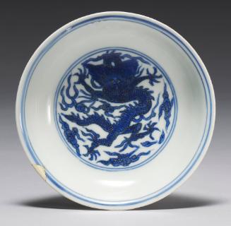 Dish with Five-toed Imperial Dragon