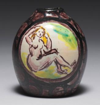 Small vase with nude