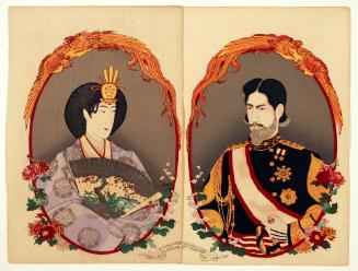 Portraits of the Meiji Emperor and Empress
