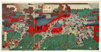 The Battle of Ueno in the Toh Dai War of 1868
