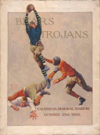 Bears and Trojans Football Poster