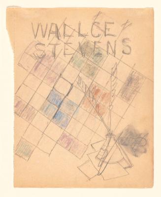 Study for Poster Portrait: Wallace Stevens
