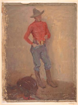 Standing Cowboy; Illustration