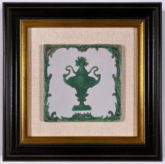 Tile with Neoclassical Vase