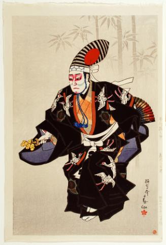 Ichikawa Ennosuke II in Kotobuki Shiki Sanbaso