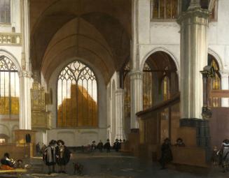 The Interior of the Oude Kerk, Amsterdam