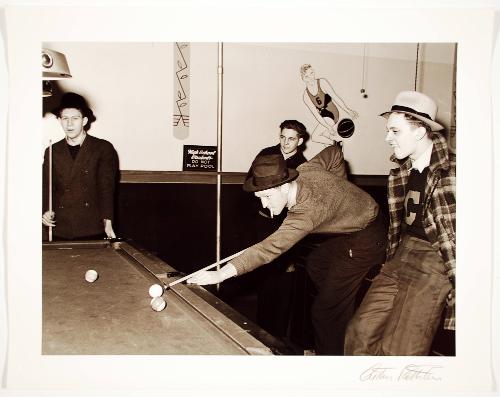 Pool hall, Culp, Illinois, no. 18 from Arthur Rothstein