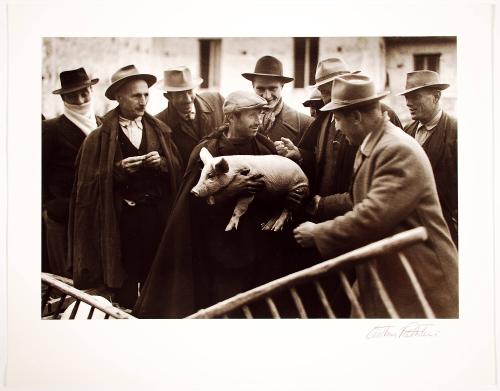 Farmers in the market, Tocco, Italy, no. 26 from Arthur Rothstein