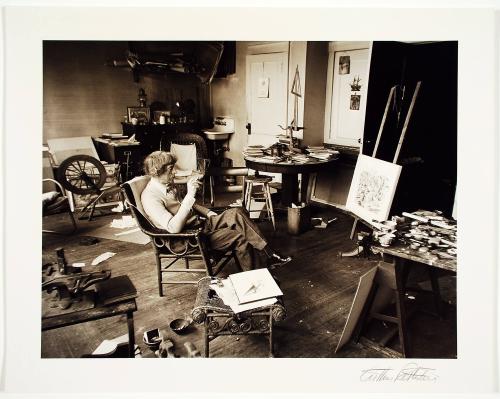 John Marin in his studio, Hoboken , New Jersey, no. 27 from Arthur Rothstein