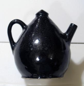 Ewer with Oil-Spot Glaze