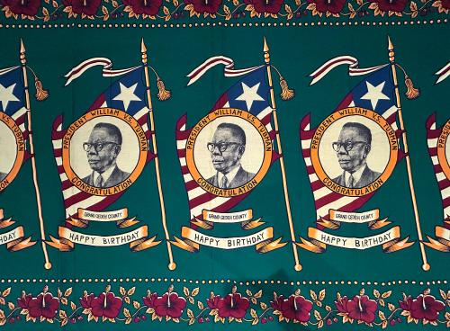 Commemorative Cloth for President Tubman's Birthday