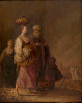 Lot and His Family Fleeing from Sodom