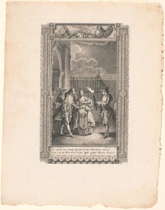 Doraste Accuses Angelique of Infidelity, from 'La Place Royale' by Pierre Corneille, Act IV, scene vii
