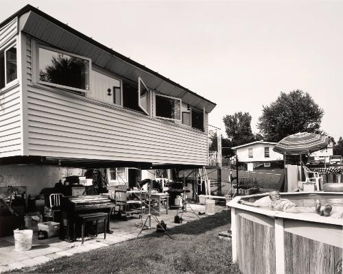 Lady in Personal Pool, Winooski, Vermont, 2002