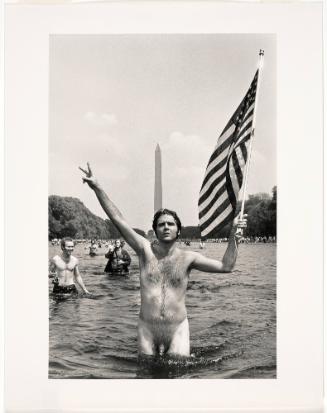 Reflecting Pool, Peace Demonstration, Washington, D.C., 1970
