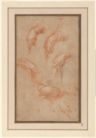 Studies of Hands from an Album
(Verso: Studies of Hands and Legs)