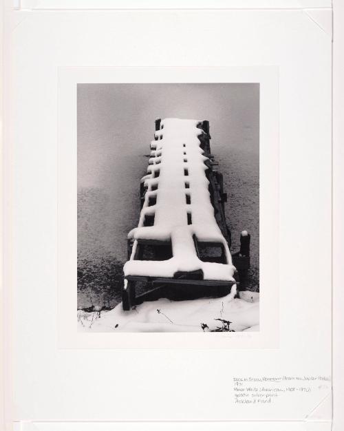 Dock in Snow, Vermont, from the Jupiter Portfolio