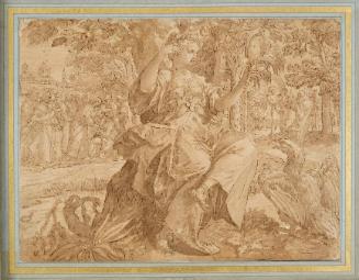 Allegory of Sight, Drawing for a Series of Engravings of the Five Senses