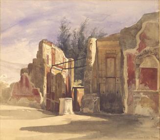 View of the Casa Del Banchiere, Pompeii