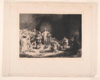Copy of Rembrandt's "Hundred Guilder Print"