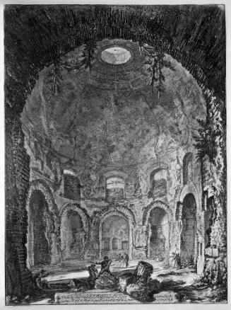 View of the Interior of the Tempio Dell Tosse, from Vedute Di Roma