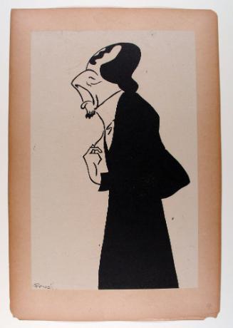George Arliss, from Stage Folk: a Book of Caricatures [call#: Nc1429/.f7/l5]